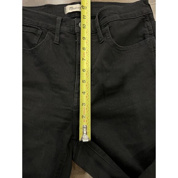 Madewell Black Womens Distressed Roadtripper Denim Skinny Jeans Size 28 - Picture 11 of 12